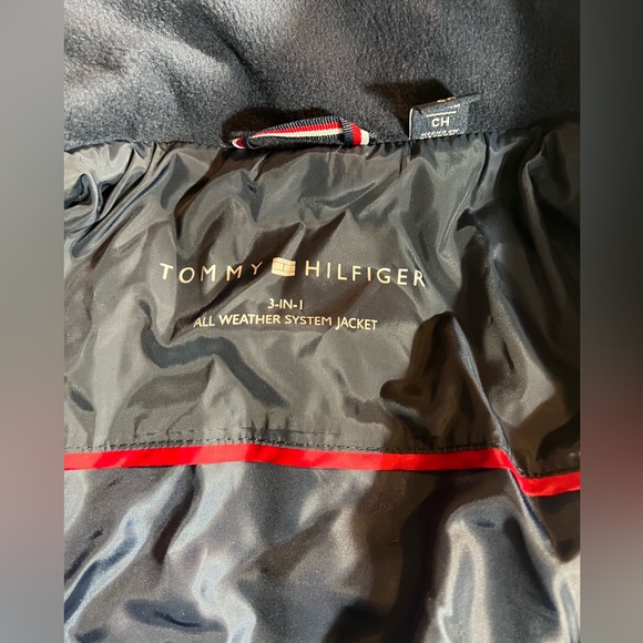 New Tommy Hilfiger Women’s White Navy 3-in-1 Winter Coat w/ Liner Size Small P18 - Picture 10 of 14